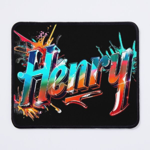 Item preview, Henry Graffiti Name Art – Vibrant Urban Street Design designed and sold by AlexLineArt.