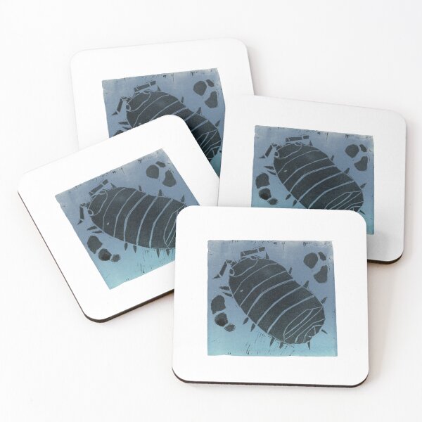 Item preview, Pill Bug Lino Print designed and sold by MothmansBff1123.