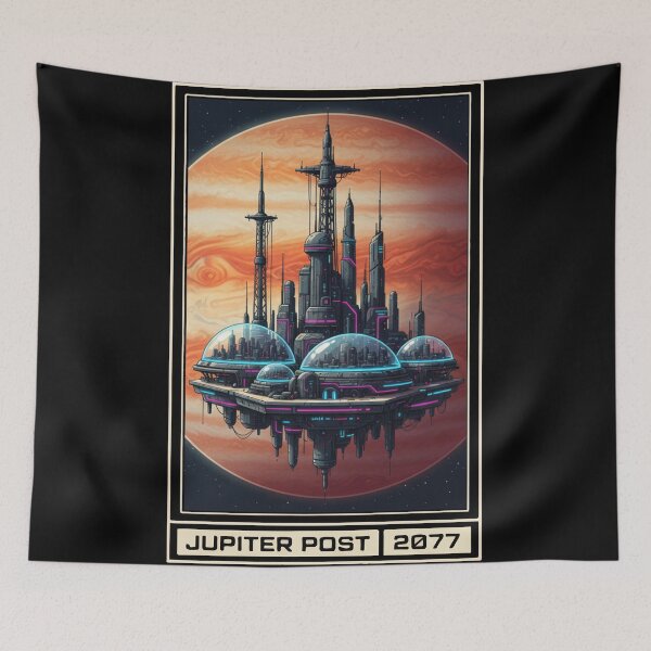 Item preview, Jupiter Futuristic Seal - Cyberpunk City designed and sold by Alchemy Void.