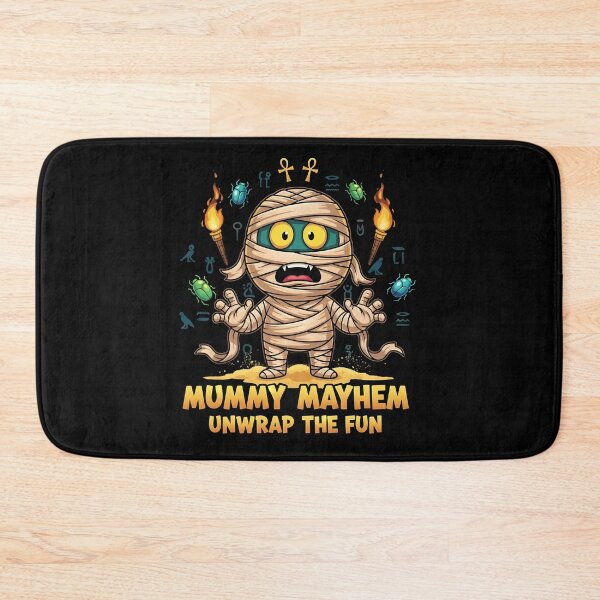 Item preview, Mummy Mayhem - Funny Egyptian Cute Mummy designed and sold by Dazzle-Sizzle.
