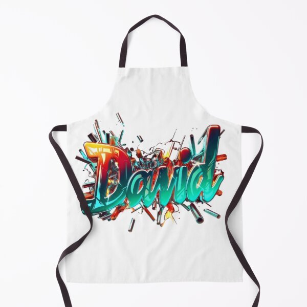 Item preview, David Graffiti Name Art – Bold Urban Street Design designed and sold by AlexLineArt.