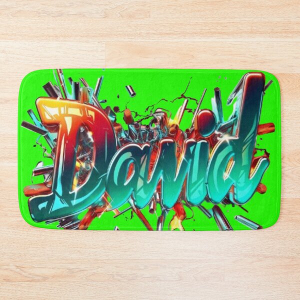 Item preview, David Graffiti Name Art – Bold Urban Street Design designed and sold by AlexLineArt.