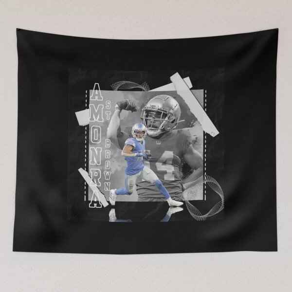 Item preview, Amon sport Ra sport St. Brown Football Paper Lions  designed and sold by armel-aettiford.