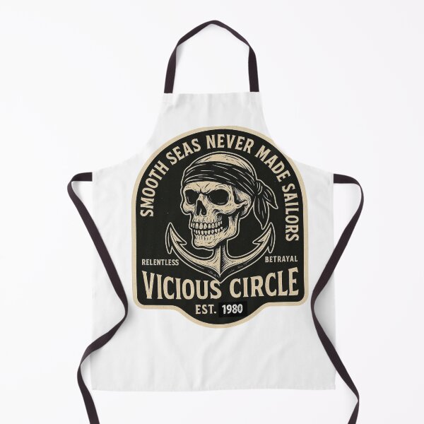 Item preview, Haunted Honor – Vicious Circle – Rebel Emblem - Skull & Anchor Halloween Classic T-Shirt designed and sold by inkfluenceart.