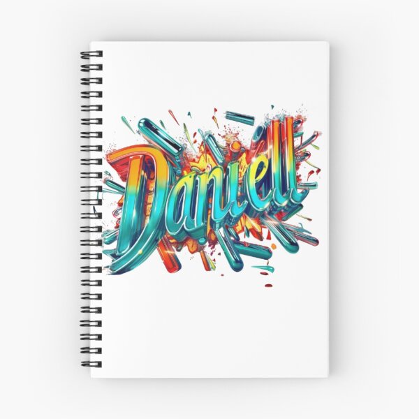 Item preview, Daniel Graffiti Name Art – Colorful Urban Street Style designed and sold by AlexLineArt.
