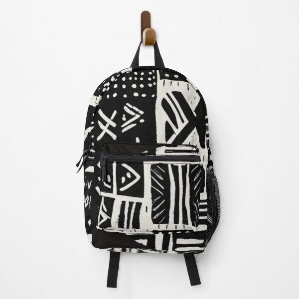 Item preview, tribal abstract design round black and white art designed and sold by SmashingDeals.