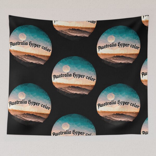 Item preview, Australia Hyper color designed and sold by CottonFlag.