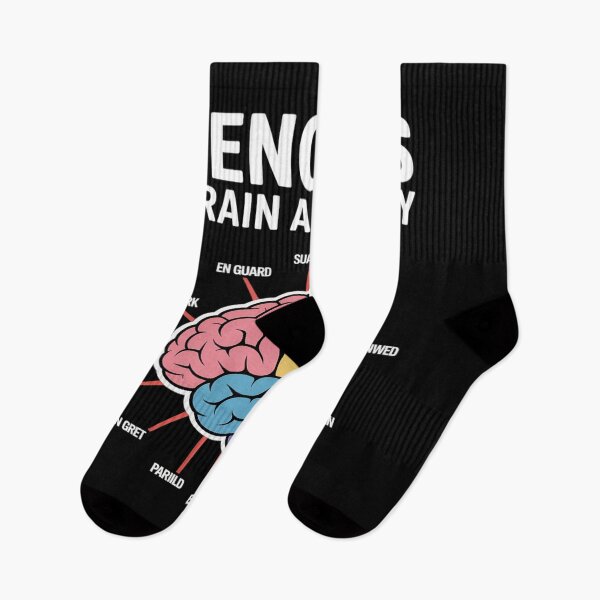 Item preview, Fencer Brain Anatomy Funny Fencer designed and sold by PeteHomenick.