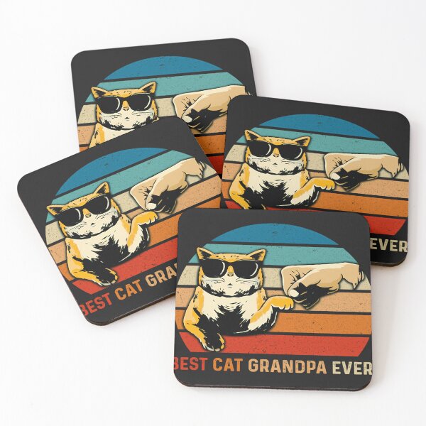 Item preview, Best-Cat-Grandpa-Ever-Active-T-Shirt designed and sold by wiridiumbreadb.