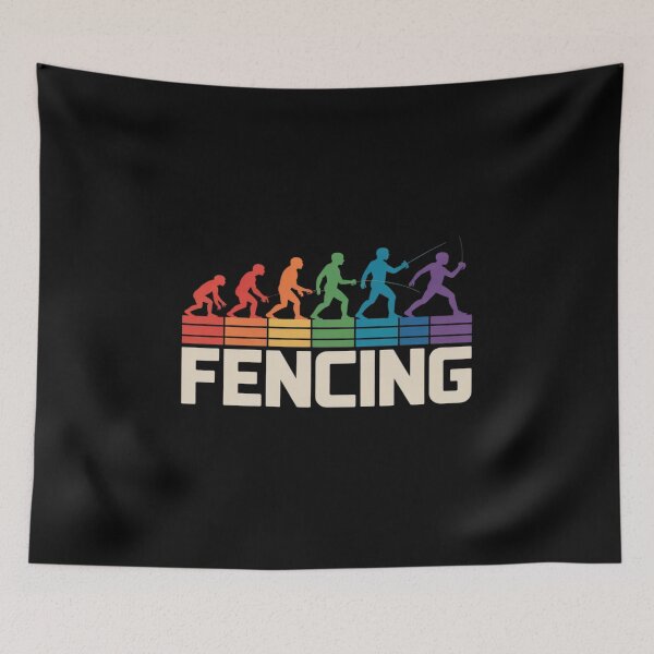 Item preview, Fencing Evolution Funny Fencer Swordsman designed and sold by PeteHomenick.
