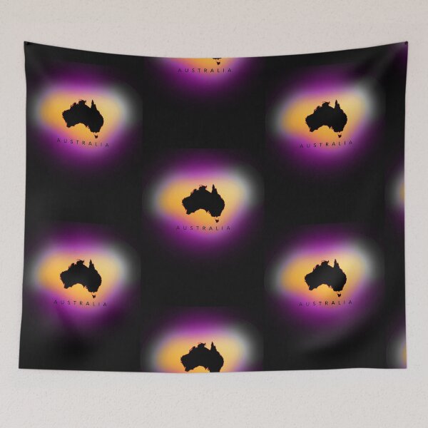 Item preview, Australia Map In Hypercolour designed and sold by CottonFlag.