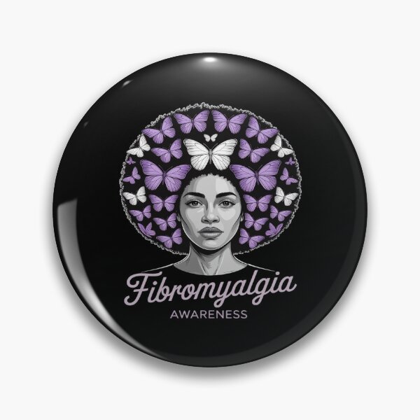 Item preview, Fibromyalgia Awareness Purple Butterflies designed and sold by PeteHomenick.