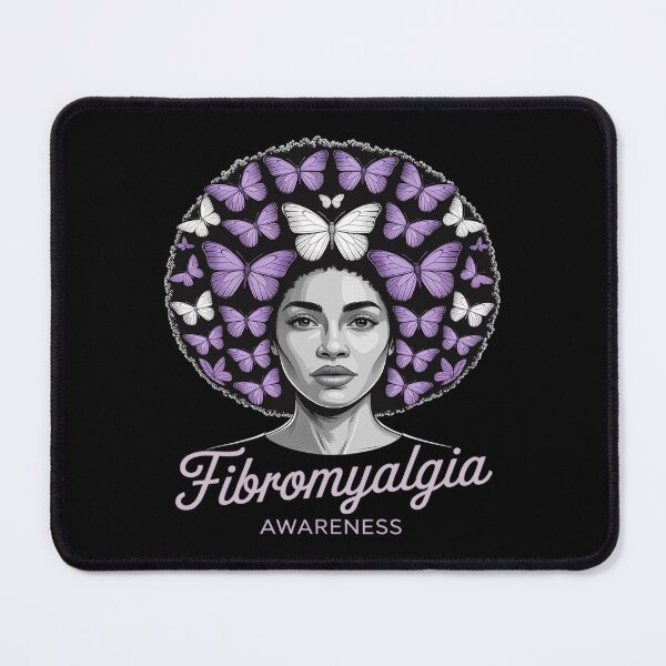 Item preview, Fibromyalgia Awareness Purple Butterflies designed and sold by PeteHomenick.