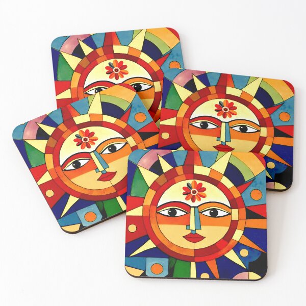 Item preview, Sun Face Geometric designed and sold by ViaARTfactory.
