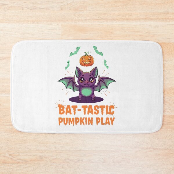Item preview,  Bat-Tastic Pumpkin Play - Cute Bat Juggle Pumpkin designed and sold by Dazzle-Sizzle.