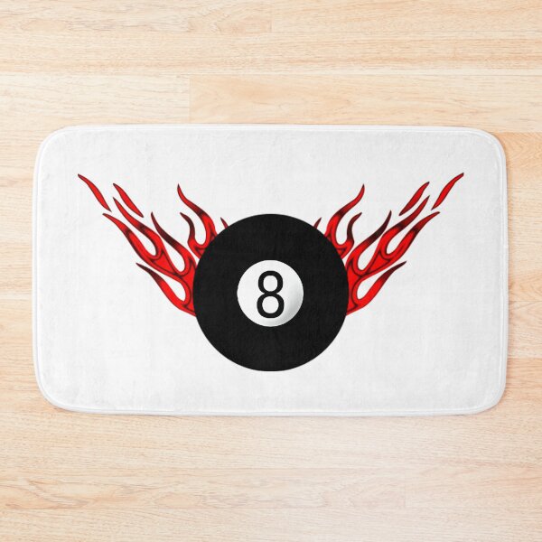 Item preview, 8-Ball with Red Flames designed and sold by Dawne's Designs.