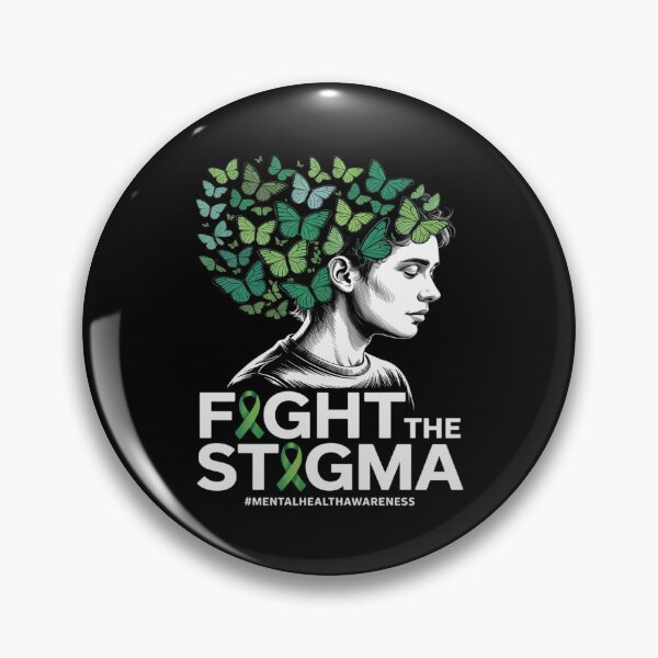 Item preview, Fight The Stigma Mental Health Awareness designed and sold by petrichorsworld.