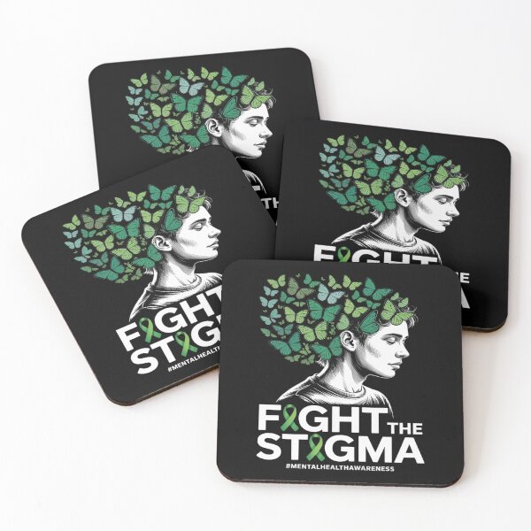 Item preview, Fight The Stigma Mental Health Awareness designed and sold by petrichorsworld.
