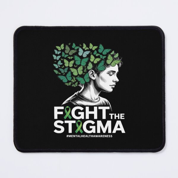 Item preview, Fight The Stigma Mental Health Awareness designed and sold by petrichorsworld.