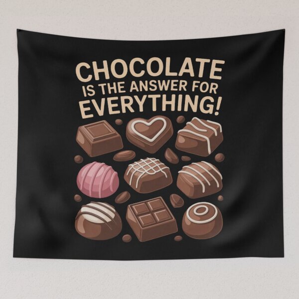 Item preview, Chocolate is The Answer for Everything designed and sold by Vastingan.