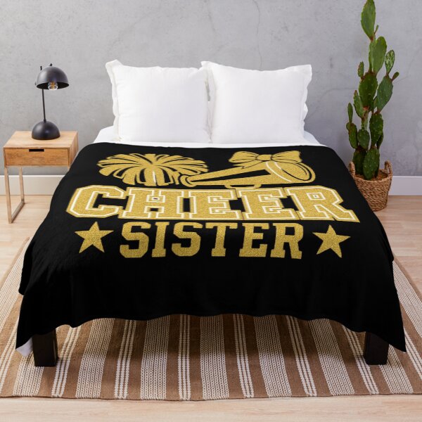 Item preview, Cheer Sister Glitter Graphic – Varsity Style Cheerleading Design designed and sold by DailyDrivesct.