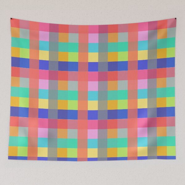 Item preview, Colorful Plaid Pattern designed and sold by PharrisArt.