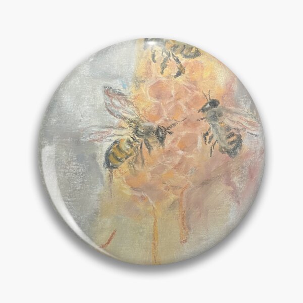 Item preview, Honeybees designed and sold by BubbleHeadArt.