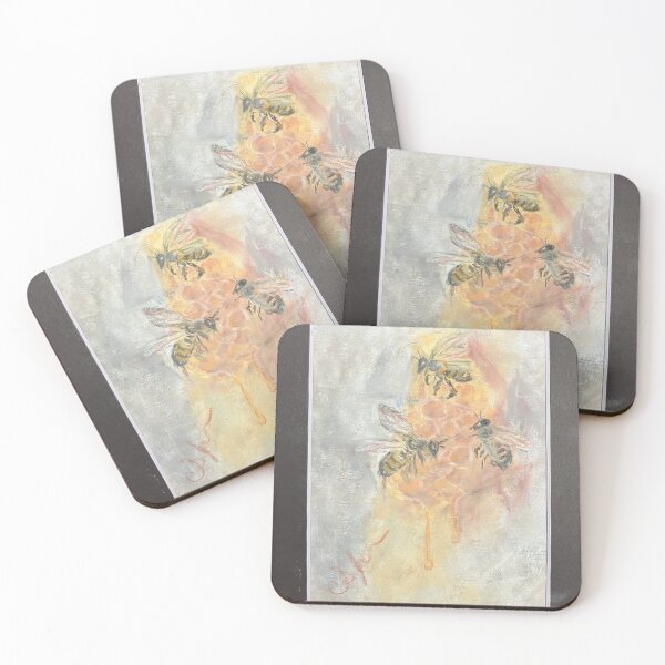 Item preview, Honeybees designed and sold by BubbleHeadArt.