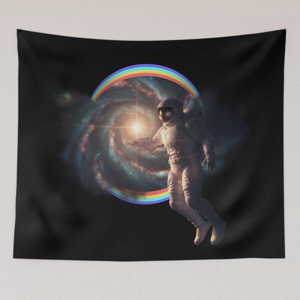 Item preview, Motivational Astronaut Art – Reach Higher, Dream Big Cosmic Illustration designed and sold by Vrixat.