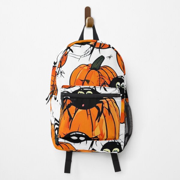 Item preview, Funny Spiders in a Pumpkin designed and sold by Zofia Sosnecka.