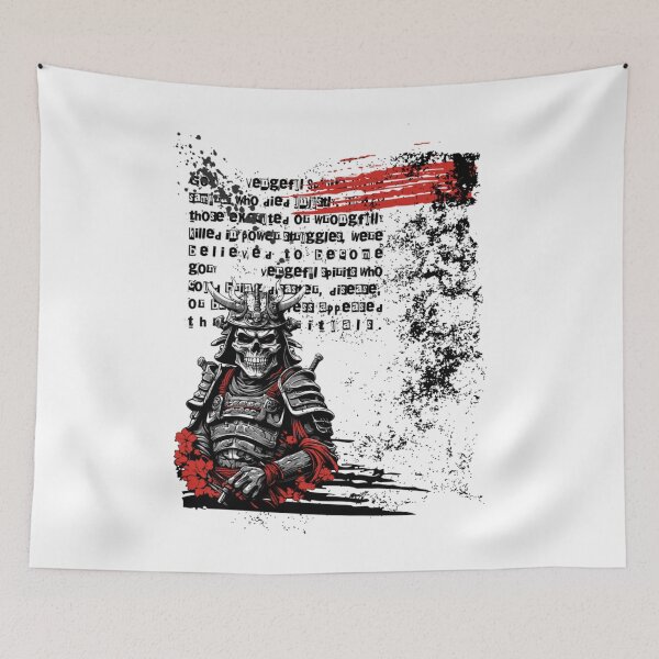 Item preview, Samurai  A skull with flower It is what it is Skeleton designed and sold by alleiga-ndstrom.