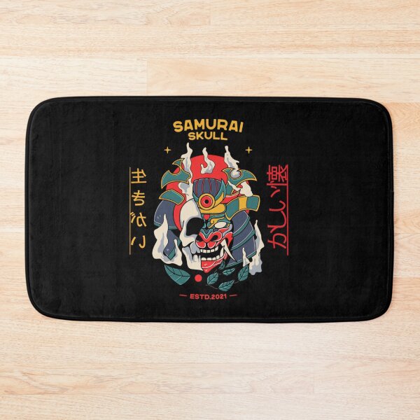 Item preview, Samurai skull with flower It is what it is Skeleton designed and sold by alleiga-ndstrom.