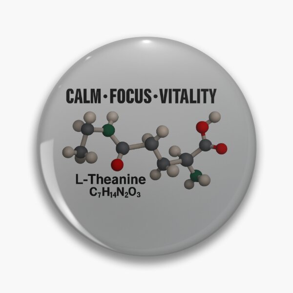 Item preview, L-Theanine Molecule – Calm • Focus • Vitality (Scientific Design) designed and sold by TheWellTee.
