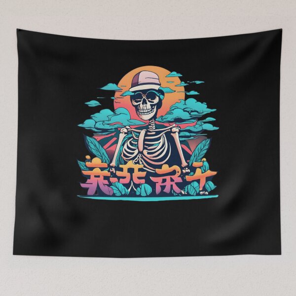 Item preview, Skeleton In a Hat Japanese It is what it is Skeleton designed and sold by alleiga-ndstrom.