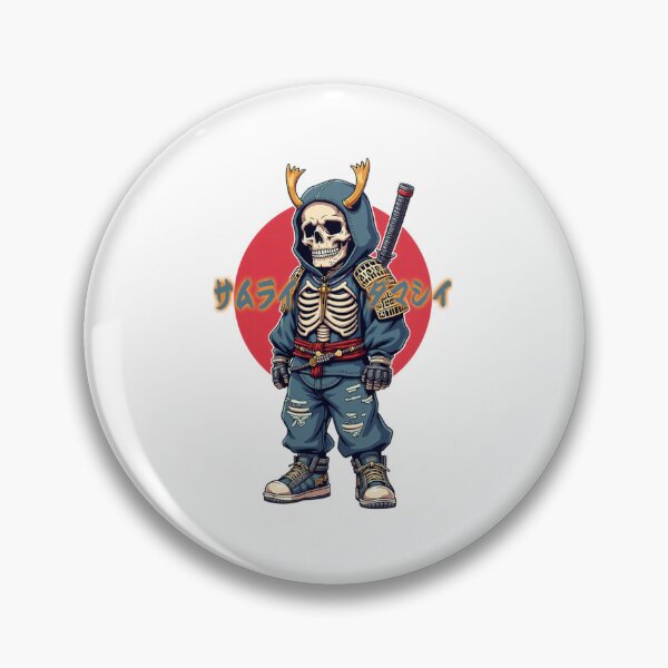 Item preview, Skeleton Samurai Halloween designed and sold by alleiga-ndstrom.