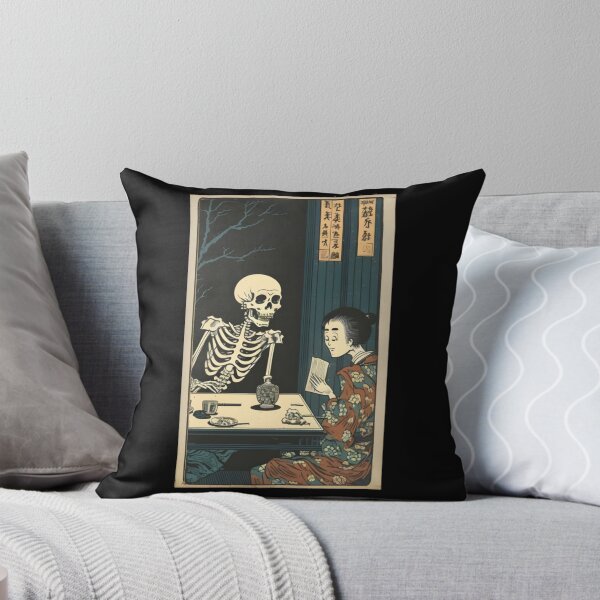 Item preview, Yokai - night with a skeleton (woodblock) It is what it is Skeleton designed and sold by alleiga-ndstrom.