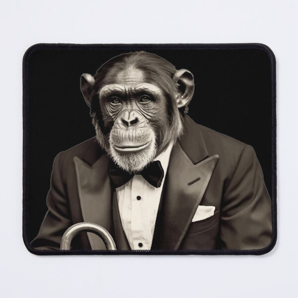 Item preview, Gentleman Chimpanzee - Classic Elegance designed and sold by Alchemy Void.