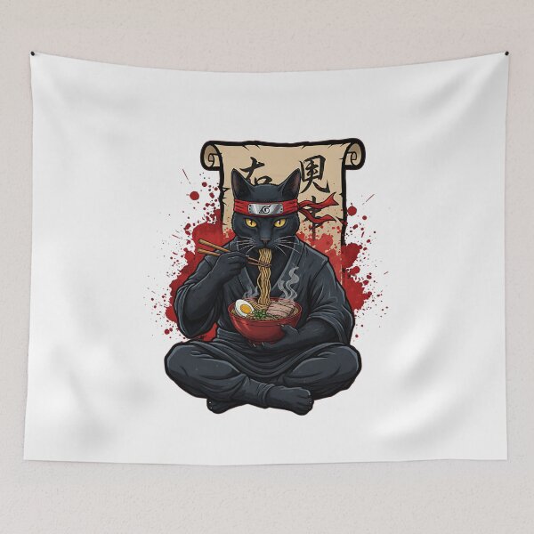 Item preview, Anime Cat Ramen Noodles designed and sold by cawtoon.