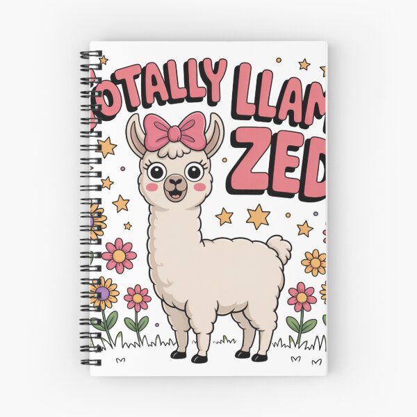 Item preview, Funny Llama Cartoon – “Totally Llama-zed” Cute Whimsical Animal Design designed and sold by 5CatDesign.