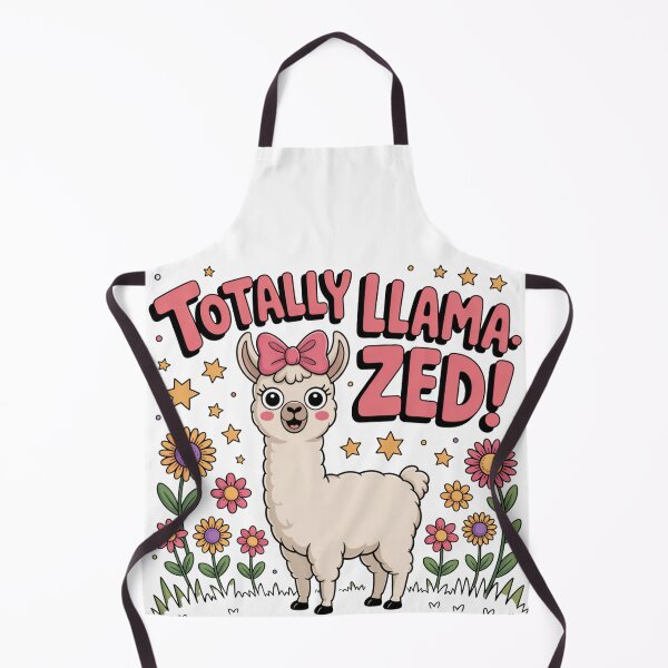 Item preview, Funny Llama Cartoon – “Totally Llama-zed” Cute Whimsical Animal Design designed and sold by 5CatDesign.