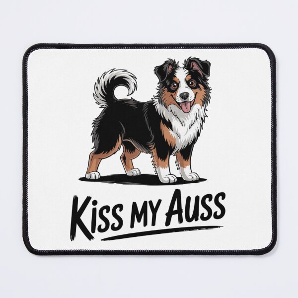 Item preview, Miniature Australian Shepherd Kiss My Auss Mini Aussie designed and sold by Ikwalima.