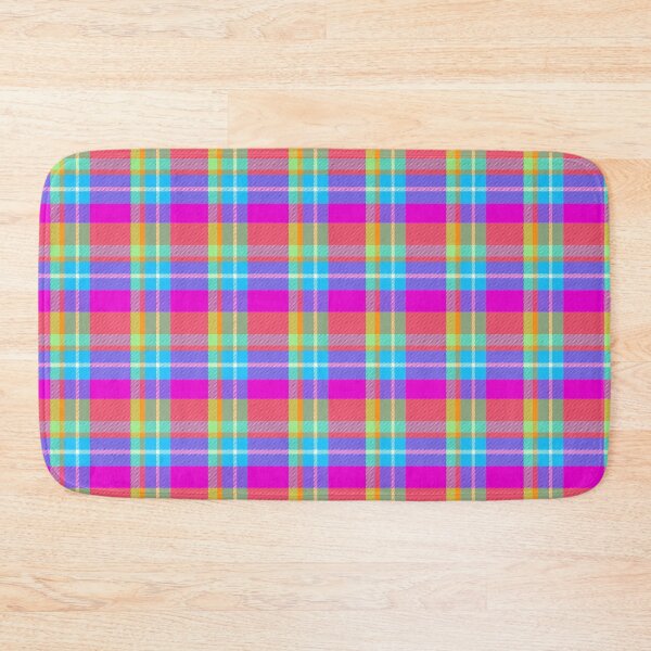 Item preview, Pink and Green Neon Plaid designed and sold by WanderingSun.
