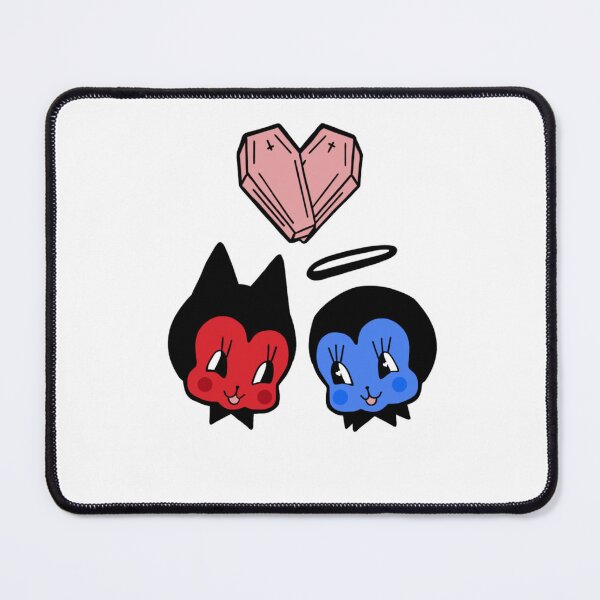 Item preview, Devil & Angel – Vintage Cartoon Style with Coffins designed and sold by kuromikittenx.