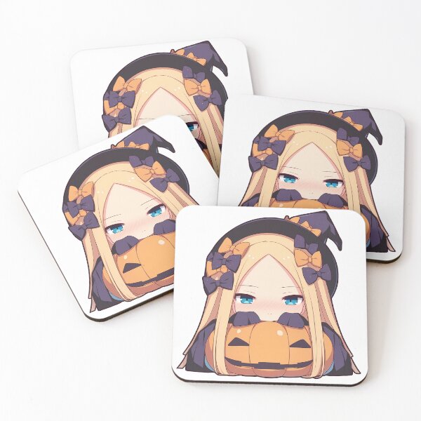 Item preview, Foreigner Abigail Williams Fate Grand Order Halloween Pumpkin Cute Chibi Anime Girl Witch Kawaii designed and sold by earlobejerk.