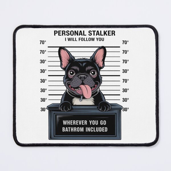 Item preview, Personal Stalker Black French Bulldog designed and sold by Ikwalima.