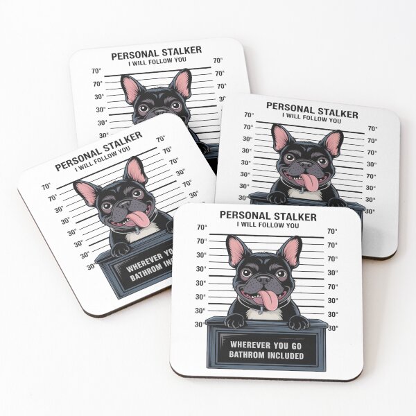 Item preview, Personal Stalker Black French Bulldog  designed and sold by Ikwalima.