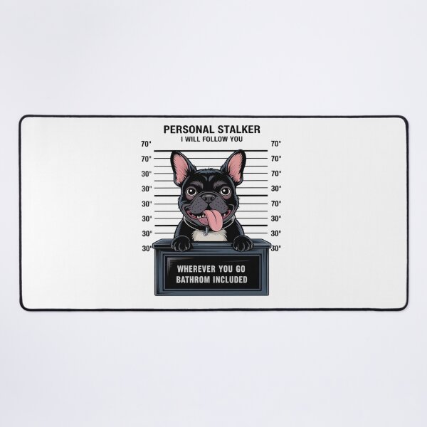 Item preview, Personal Stalker Black French Bulldog designed and sold by Ikwalima.