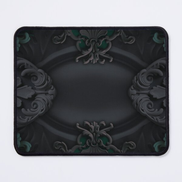 Item preview, Black and emerald baroque ornaments designed and sold by EllieMage.