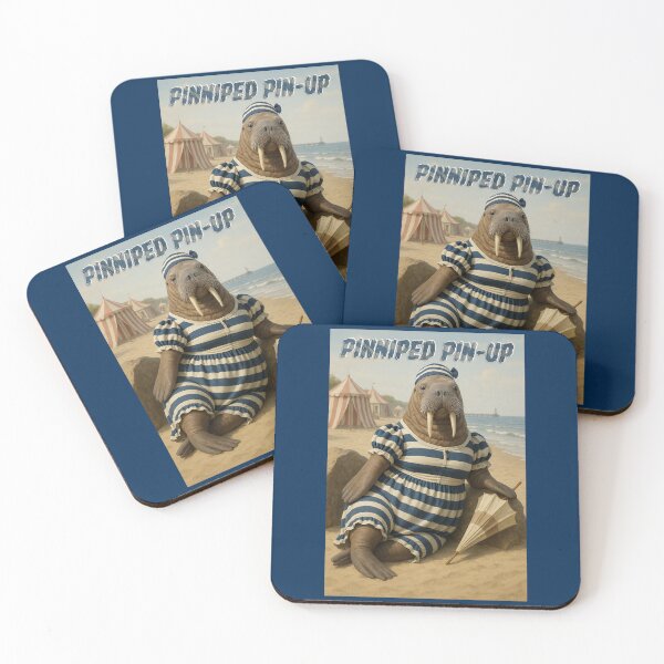 Item preview, Walrus: Pinniped Pin-Up designed and sold by Tridentulus.