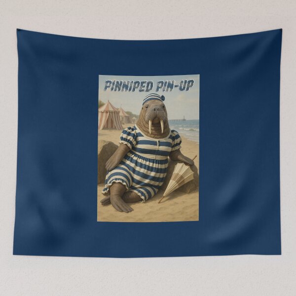 Item preview, Walrus: Pinniped Pin-Up designed and sold by Tridentulus.